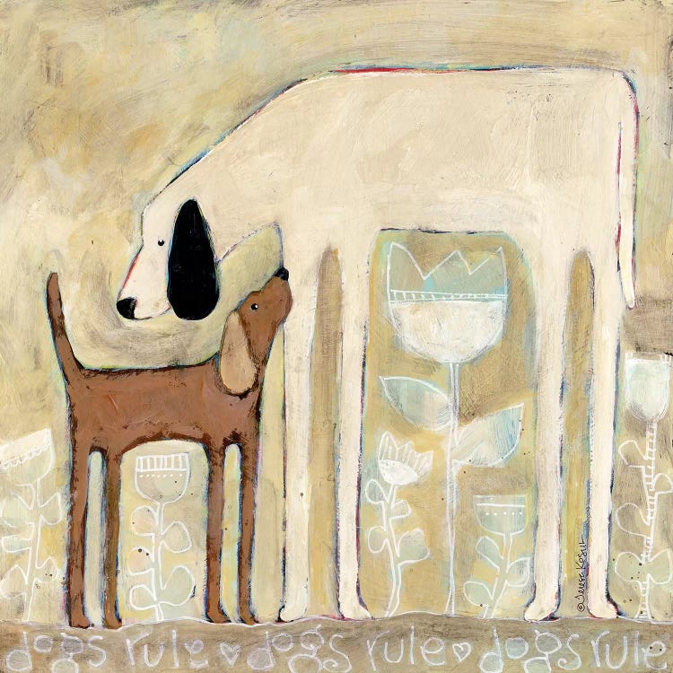 Dogs Rule by Teresa Kogut wall art