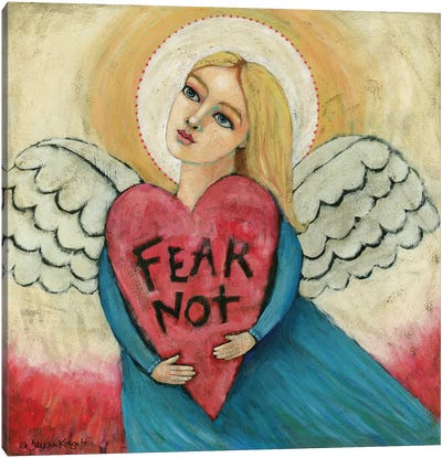 Fear Not Canvas Art Print - Courage Art