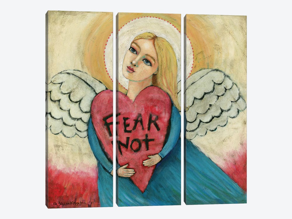 Fear Not by Teresa Kogut 3-piece Canvas Wall Art