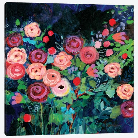 Floral III Canvas Print #TKG61} by Teresa Kogut Art Print