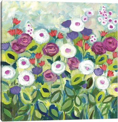 Floral IX Canvas Art Print - Teresa Kogut