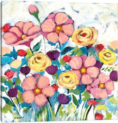 Floral VII Canvas Art Print - Teresa Kogut