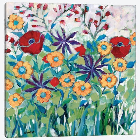 Floral VIII Canvas Print #TKG67} by Teresa Kogut Canvas Art