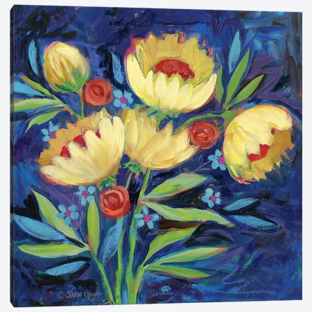 Floral XIV Canvas Print #TKG71} by Teresa Kogut Canvas Wall Art