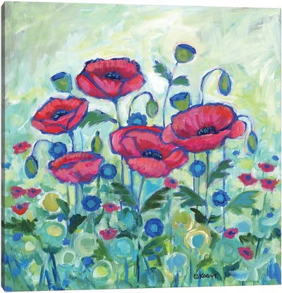 Floral XVIII Canvas Art Print - Teresa Kogut