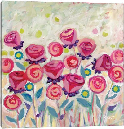Floral XX Canvas Art Print - Teresa Kogut
