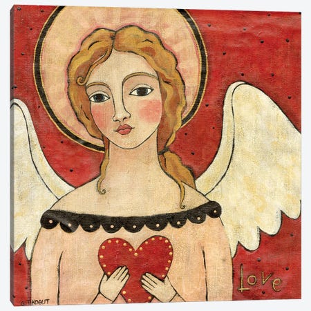 Angel Of Love Canvas Print #TKG7} by Teresa Kogut Canvas Art