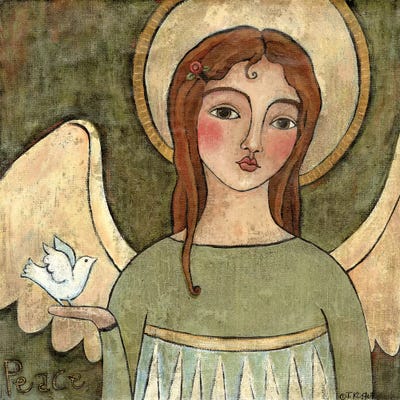 Angel Of Peace by Teresa Kogut canvas print