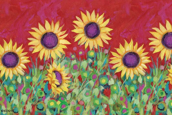 Teresa Kogut: Floral XXIV Landscape by Teresa Kogut