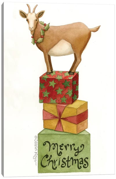 Goat Of Gifts Canvas Art Print - Goat Art