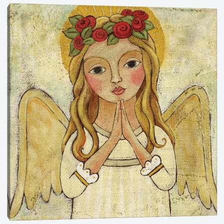 Angel Of Purity Canvas Print #TKG9} by Teresa Kogut Canvas Art Print