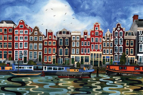 Skylines: Amsterdam by Terri Kelleher