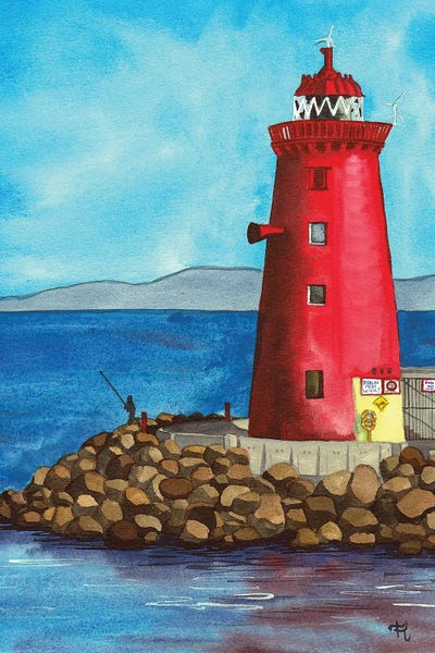 Terri Kelleher: Poolbeg Lighthouse by Terri Kelleher
