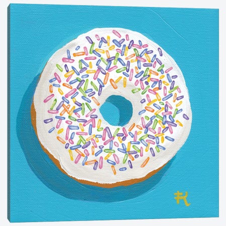Rainbow Sprinkles Canvas Print #TKH117} by Terri Kelleher Canvas Print