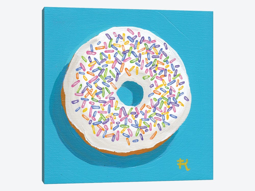 Rainbow Sprinkles by Terri Kelleher 1-piece Canvas Art Print