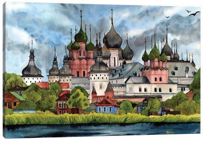 Rostov Citadel Canvas Art Print - Russia Art