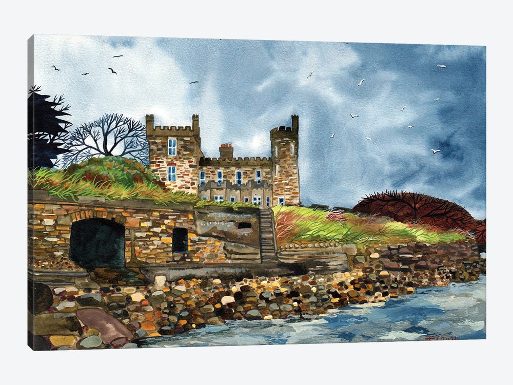 Rosturk Castle, Mayo by Terri Kelleher 1-piece Canvas Wall Art
