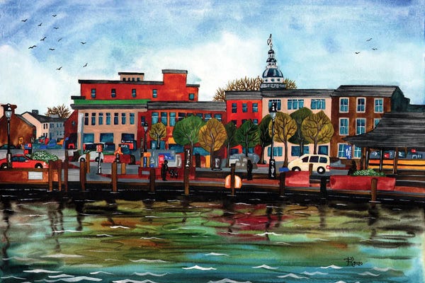 Maryland: Annapolis Waterfront by Terri Kelleher