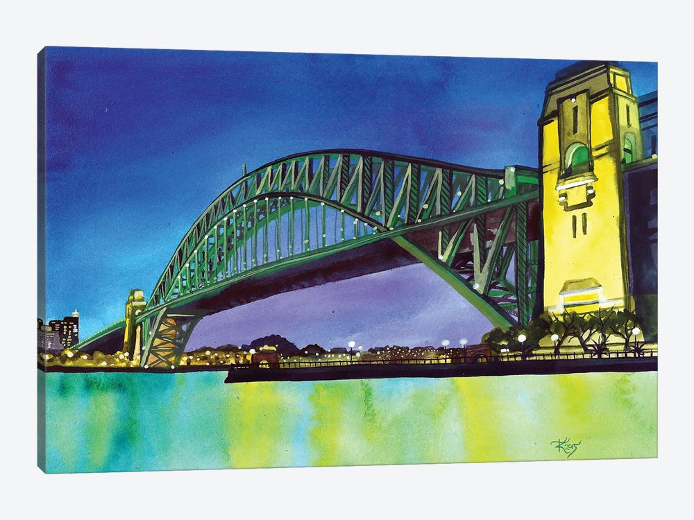 Sydney Nights by Terri Kelleher 1-piece Canvas Wall Art