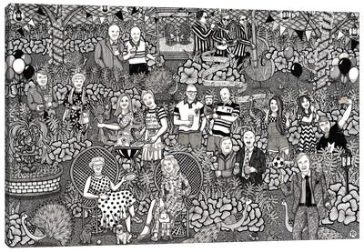 The Garden Party Canvas Art Print - Terri Kelleher