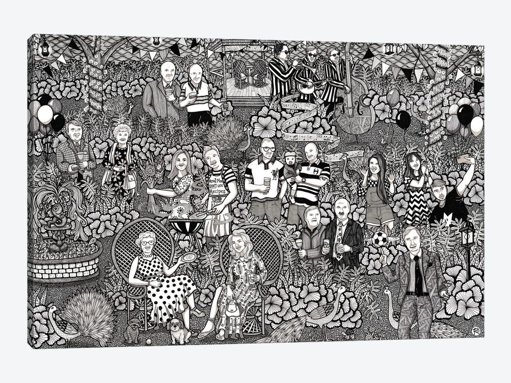 The Garden Party by Terri Kelleher 1-piece Art Print