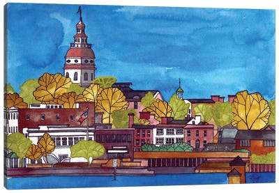 Annapolis Canvas Art Print - Maryland Art