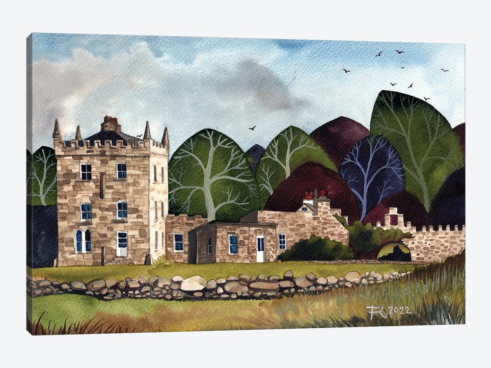 Kilcolgan Castle, Galway, Ireland by Terri Kelleher 1-piece Canvas Art