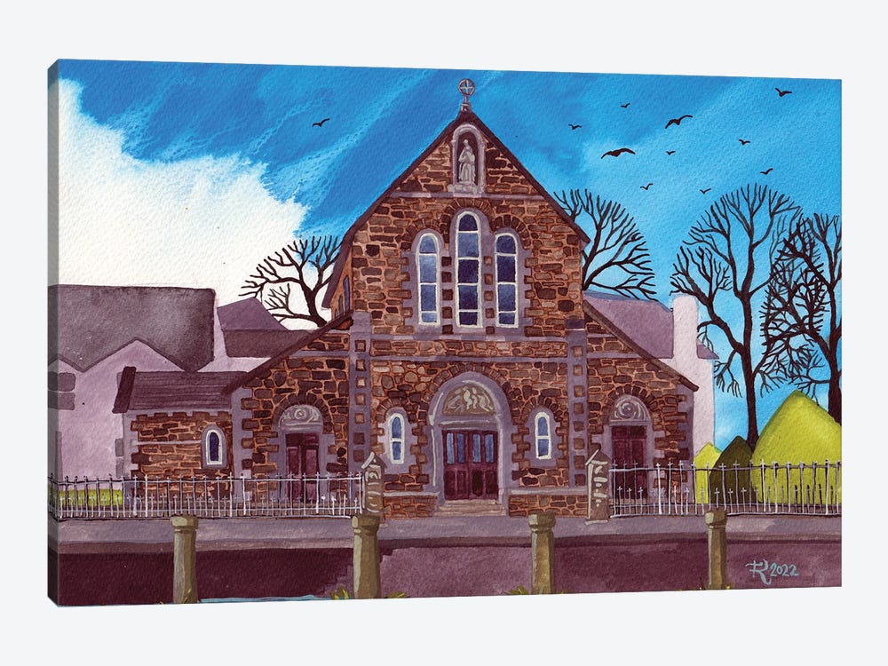 Claddagh Church, Galway, Ireland by Terri Kelleher 1-piece Canvas Artwork
