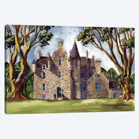 Kilberry Castle Canvas Print #TKH156} by Terri Kelleher Canvas Print