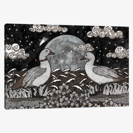 Never Ever Ducks Canvas Print #TKH164} by Terri Kelleher Canvas Art