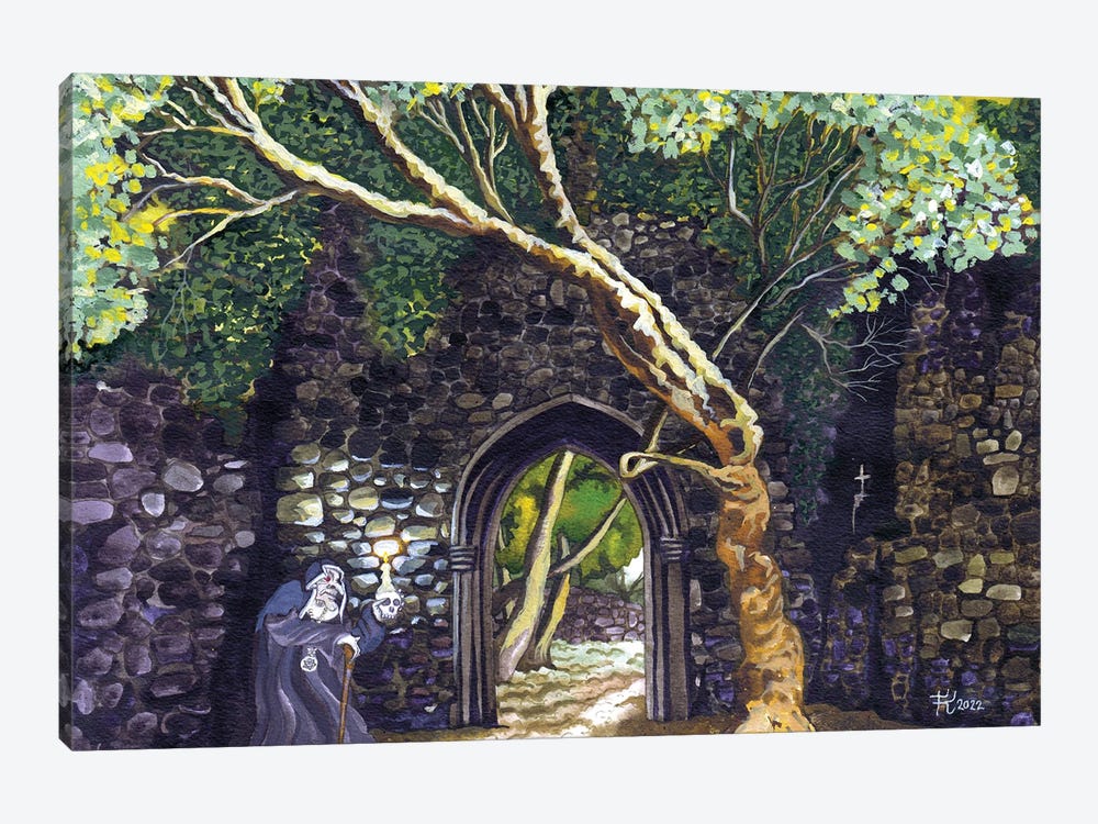 Abbey Of The Black Hag, Shanagolden, Limerick by Terri Kelleher 1-piece Canvas Artwork