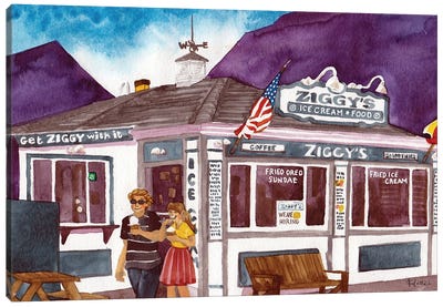 Get Ziggy With It Canvas Art Print - Terri Kelleher
