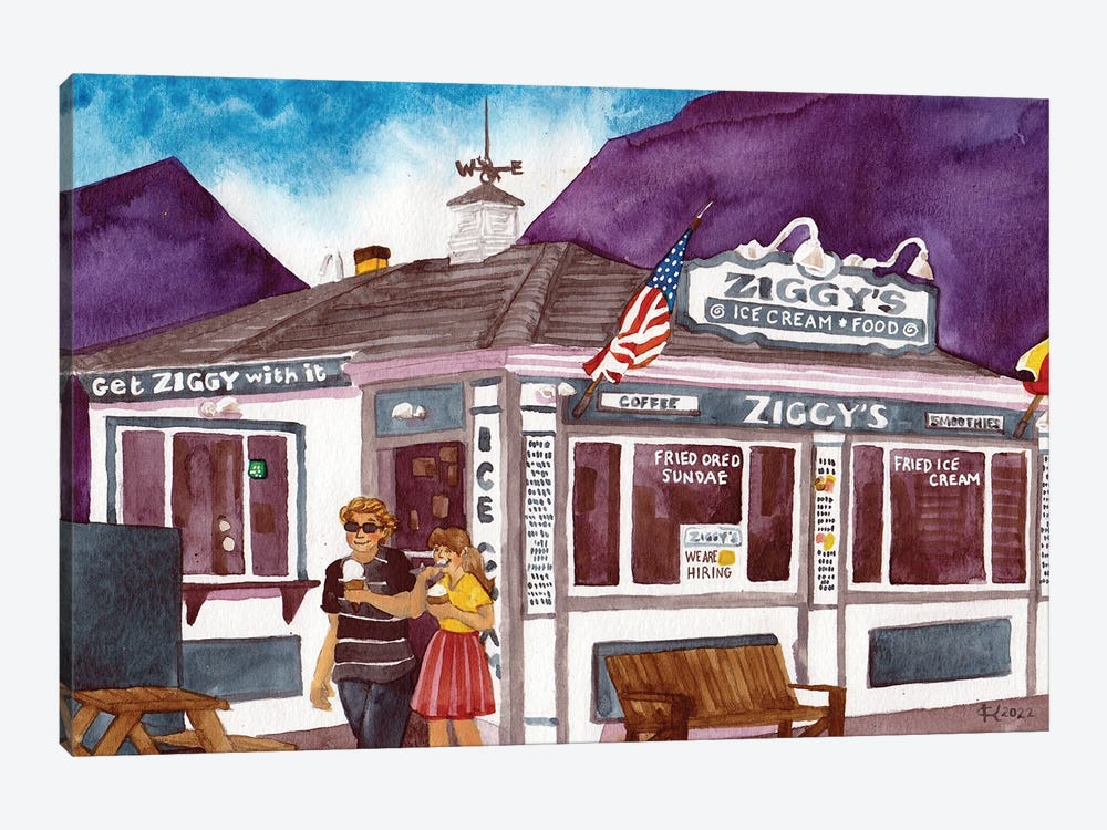 Get Ziggy With It by Terri Kelleher 1-piece Canvas Print
