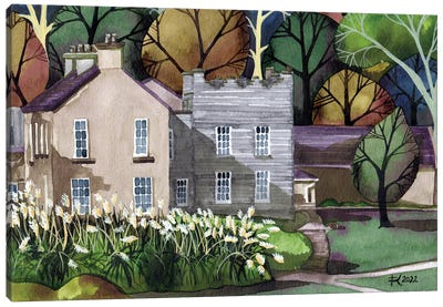 Derrynane House Caherdaniel Canvas Art Print - Terri Kelleher