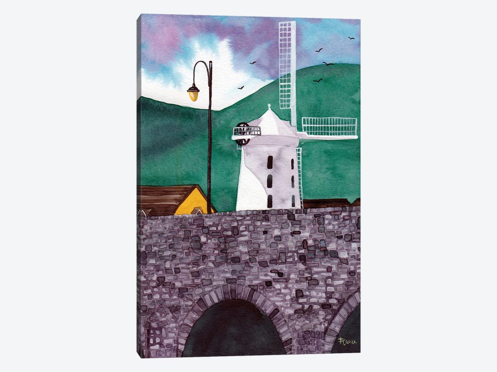 Blennerville Windmill by Terri Kelleher 1-piece Canvas Print