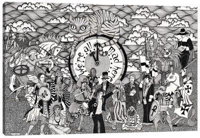 The Eleventh Hour Canvas Art Print - Alice In Wonderland