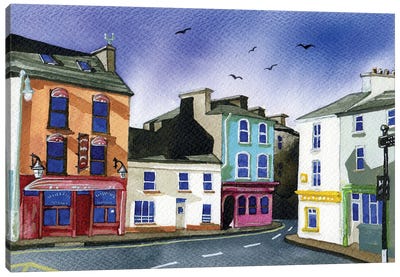 Ennistymon Street Canvas Art Print - Terri Kelleher