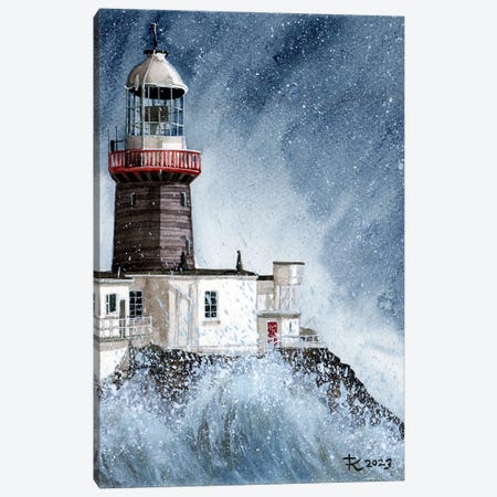 Bailey Lighthouse, Dublin, Ireland Canvas Print #TKH216} by Terri Kelleher Canvas Art
