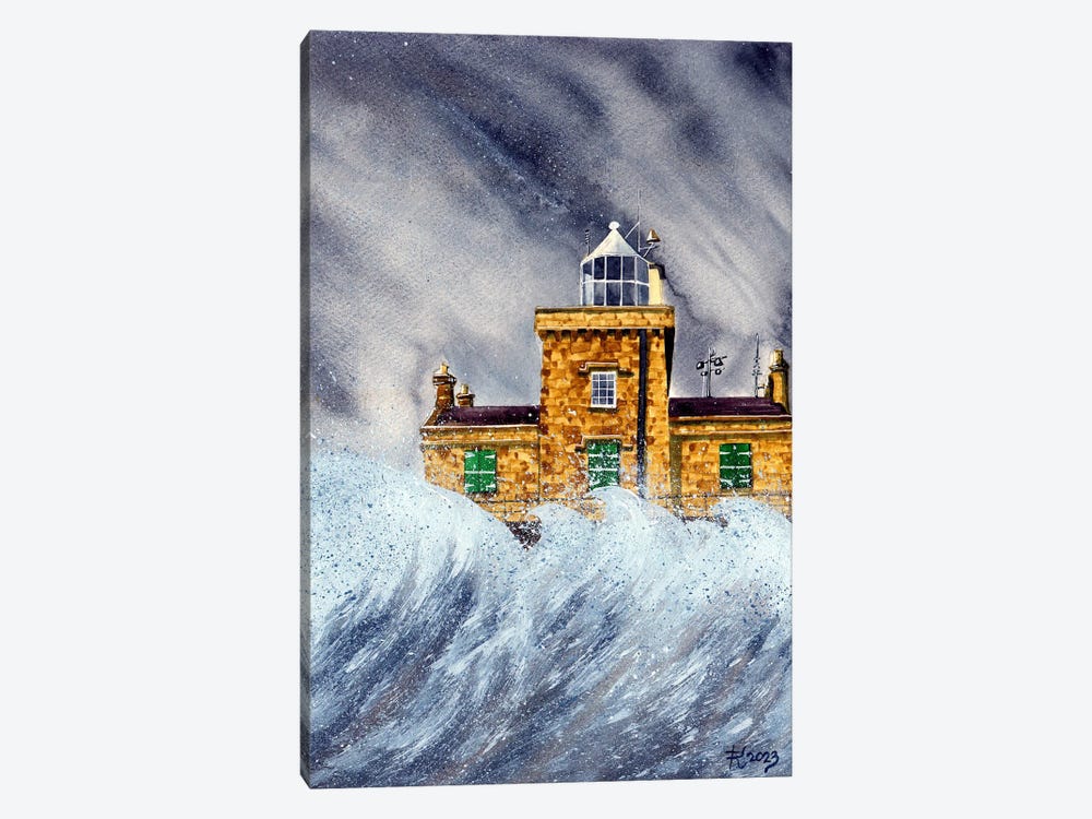 Blacksod Lighthouse, Dublin by Terri Kelleher 1-piece Art Print