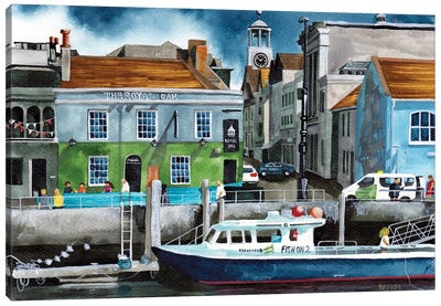 Weymouth Harbour, UK Canvas Art Print - Terri Kelleher