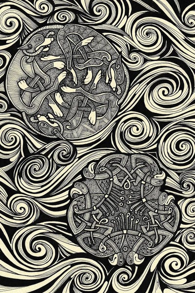 Celtic Animals by Terri Kelleher art print