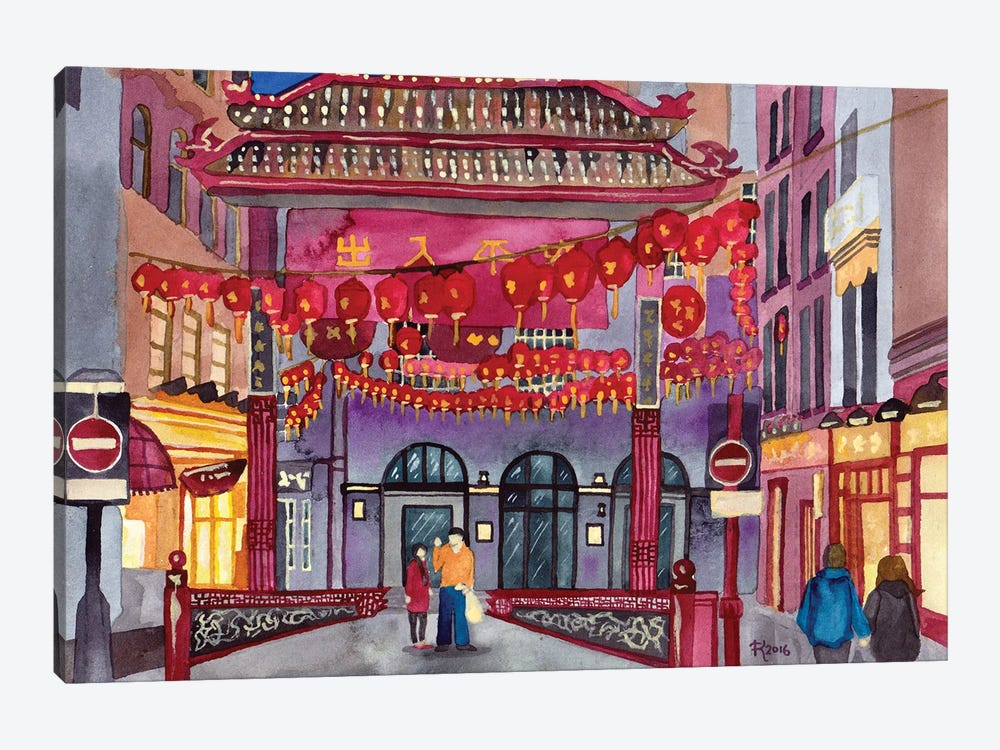 Chinatown by Terri Kelleher 1-piece Art Print