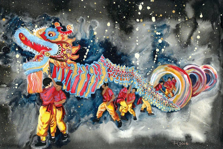 Chinese New Year by Terri Kelleher wall art