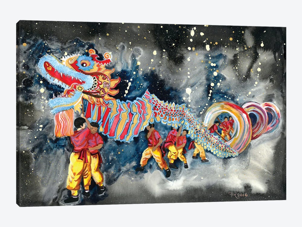 Chinese New Year by Terri Kelleher 1-piece Canvas Art