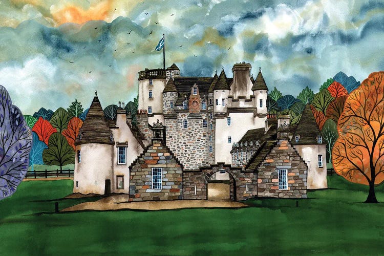 Castle Fraser, Scotland by Terri Kelleher wall art