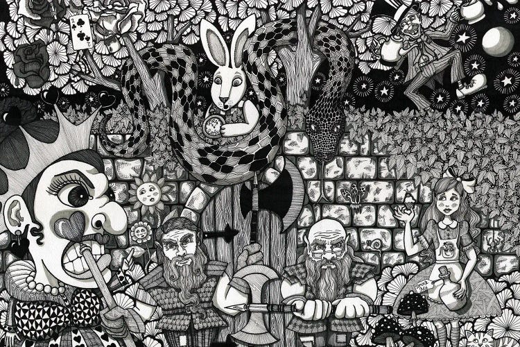 A Night In Wonderland by Terri Kelleher wall art