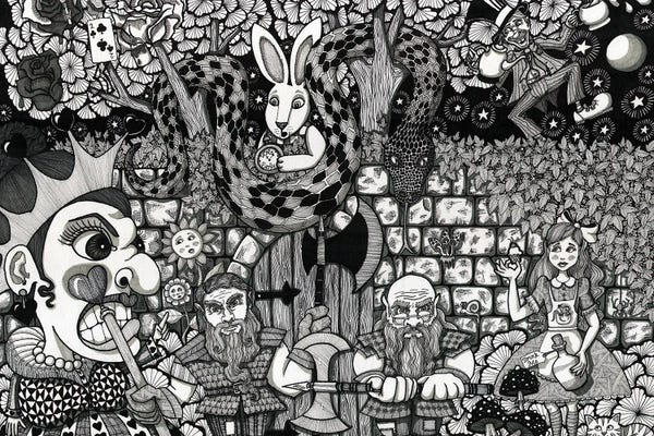 Fictional Characters: A Night In Wonderland by Terri Kelleher