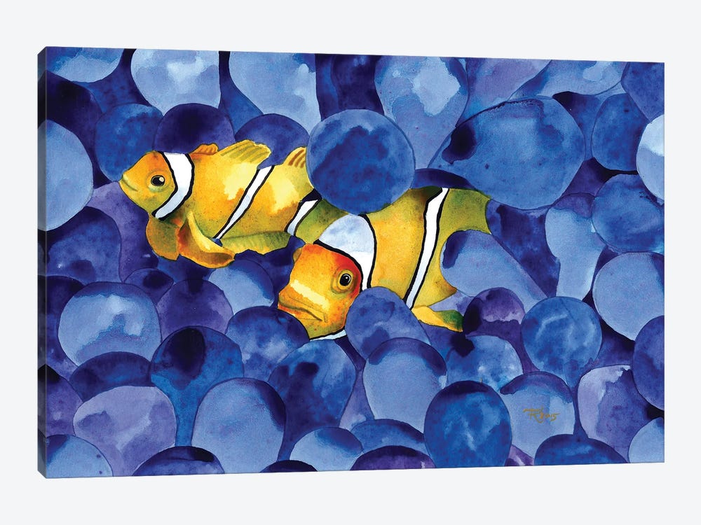 Clown Fish II by Terri Kelleher 1-piece Canvas Art Print