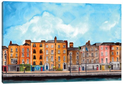 Dublin Canvas Art Print - Daydream Destinations