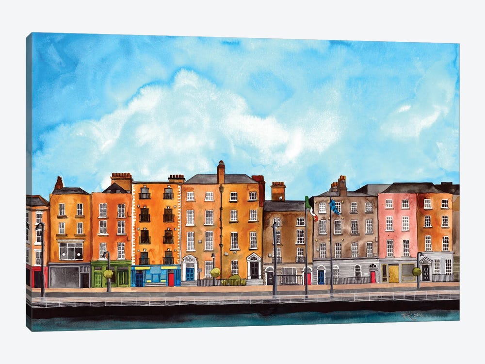 Dublin by Terri Kelleher 1-piece Canvas Artwork